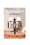 AY-49X Professional Vlogging Kit - All In One Video Making Kit with Dual LED Lights, Smartphone Holder, Microphone & Tripod for Content Creation - 5