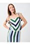 Off-White Straight Cut Straight Neckline Linen Blouse