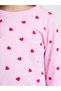 Teen Girls Hear Print T-Shirt and Pyjama Set - 3