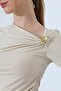 Women's Sandy Buckle Draped Blouse - 2