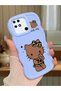 Redmi 10C Compatible Case Camera Protector Blue Silicone Couple Phone Case Kitty Pattern