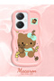 Vivo Y27 Compatible Case Camera Protector Pink Silicone Couple Phone Case Kitty Pattern - 2