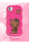Realme C11 2021 Compatible Case Camera Protector Red Silicone Couple Phone Case Kitty Pattern - 2