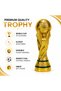 World Cup Style Football Trophy 26 cm Gold Championship Award Cup for Sports Events, Tournaments & Decoration - 3