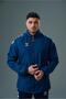 Line Raincoat Navy Blue-Orange