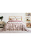 Sakura Pink Muslin Bedspread, Pique 4-Layer 100% Cotton, 240*260 cm