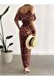 Desen4 Stylish Ruffled Jumpsuit with Straps 582123 - 3