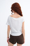 Striped T-Shirt with Elastic Skirt P10733 - 6