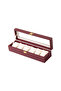6-Piece Leather Watch Box with Glass Lid – Watch Storage and Collection Box - 5