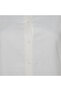 Linen Blend Shirt with Balloon Sleeves - 2