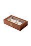 6-Piece Leather Eyewear Box with Glass Covers – Eyewear Storage and Collection Box - 4
