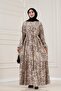 Beli Tunnel Viscon Sun Dress-Beige