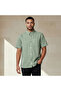 Men Regular Fit Collared Short Sleeve Shirt