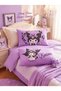 Licensed Kuromi Patterned Pillowcase-50X70 cm (Single) 100% Cotton - 5