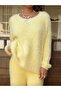 Women's Plush Look Oversize Basic Knitwear Sweater - 2