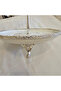 Two-Layer Metal Frame Porcelain Presentation Plate 30/19 cm Silver - 5