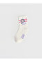Rmz Gi̇yi̇m Farkiyla K-Pop Printed Girls' Socks 3-Piece Set - 4