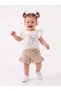 Cotton Cherry Patterned 2-Piece Girls' Set with Ruffle Detail - 6
