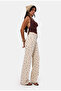 Women's Ecru Polka Dot Doris P1-7S6-69 Straight Fit High Waist Denim Jeans - 7