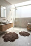 Bubble Papatya Bath Mat Set of 2 Fluffy Soft Plush Non-Slip Base Washable Decorative Bath Rug Mat