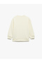 Crew Neck Basic Sweatshirt - 2