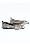 Women's Genuine Leather Ballerinas Anthracite - 2