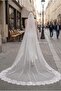 3 Mt French Lez Lace Veil - 2
