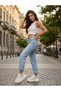 Women's Thick Sole Stone Sneakers - 2