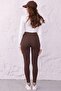 3-Pack Advantage Package Women's No-Show Extra Flexible High Waist Ribbed Leggings - 6