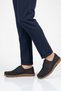 Navy Blue Nubuck Genuine Leather Men's Casual Shoes 6Y3318-179 m - 3