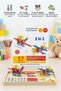 57 Pieces 2-in-1 Little Inventor Play Set Collect and Play Helicopter and Airplane Play Set - 2