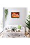 Vastu Runing Seven Horses Painting With Frame 13 Inches X 10 Inches (Style 6) - 3