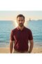 Father King Size Collar Pocket Plain Model Single Color T-Shirt - 3