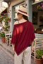 Women's Asymmetrical Hem Lace Transparent Cape Poncho - 5