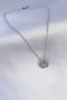316L Steel Silver Color Open Clover Model Women's Necklace - 2