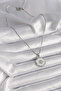 316L Steel Silver Color Chain White Pearlescent Zircon Stone Star Processing Model Women's Necklace - 2