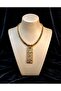Antique Patterned Steel Necklace - 3