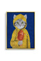 The Rainy Day Catch Kids Wall Art | Portrait Framed Canvas Print | Luxury Modern Decor for Kids Room - 2