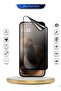 Motorola Moto G77 5G 2026 Premium Nano Ceramic Privacy Full Cover Matte Flexible 2 Pack Clear/Black - 2