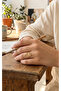 Brass Gold Color Picasso Style Single Line Face Model Women's Ring