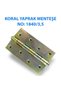 Leaf Model Hinge No:1840/3,5 Steel Door Hinge Strong and Long-Lasting - 2