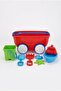 Sand Set with Wheelbarrow - Get Ready for Fun on the Beach 6-Piece Educational Colorful Sand Play Set - 4