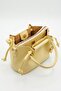Terron Yellow Matte Leather Women's Shoulder Bag - 3