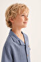 Gots Certified 100% Cotton Muslin Boys Short Sleeve Shirt Shorts Set - 3