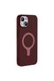 iPhone 14 Case Pastel Colorful Magsafe Camera Raised Silicone Senk - 3