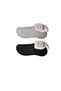 Black and Gray Men's Ballerina Socks 9 Pairs - 2