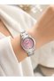 Women's Wristwatch Silver Color Pink Dial Casual and Stylish Combination Gift Boxed 2 Years Machine Warranty - 3