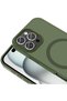 iPhone 16 Pro Case Magsafe Supported Camera Raised Silicone Matte Anti-Fingerprint Brsa - 2
