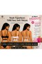 3 Colors Women's Gathered Tulle Soft Cup Bra – Underwire, Adjustable Straps, Everyday Comfort Support Bra + Wash Ball - 2