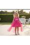 Strappy Front Short Back Long Tutu Dress for Girls - 5
